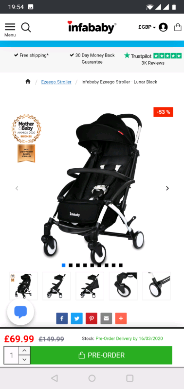 ezeego stroller